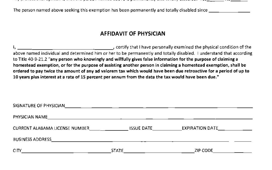#8 – Physicians Affidavit